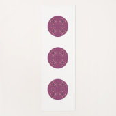 第九の万華鏡のように千変万化するパターン八 ヨガマット (正面)