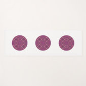 第九の万華鏡のように千変万化するパターン八 ヨガマット (正面(横))