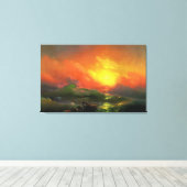 第九の波 キャンバスプリント (インサイチュ (ウッドフロア))