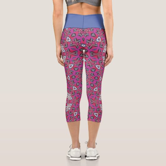 第九巻の万華鏡のように千変万化するパターン第9条 カプリレギンス (裏面)