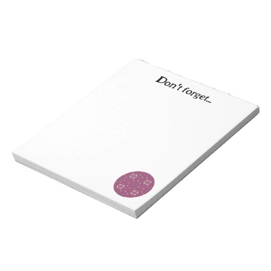 第九巻の万華鏡のように千変万化するパターン第9条 ノートパッド (回転)