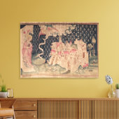 第二の天使はバビロンの秋を発表する キャンバスプリント (インサイチュ (リビング))