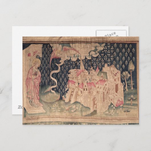 第二の天使はバビロンの秋を発表する ポストカード (正面/裏面)