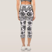 第二の部族の民族的な、シームレスなパターン。 カプリレギンス (裏面)