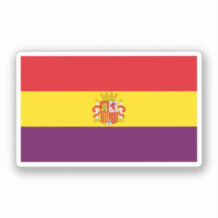 第二スペインの共和国国旗 シール