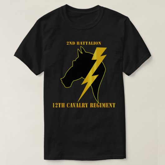 第二大隊十二連隊 Tシャツ (デザイン正面)
