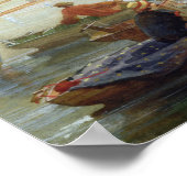 第二帝政の間のアシュニエールのレガッタ ポスター (角)