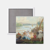 第二帝政の間のアシュニエールのレガッタ マグネット (正面/裏面)