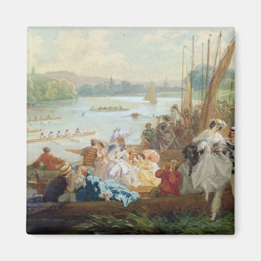 第二帝政の間のアシュニエールのレガッタ マグネット (正面)