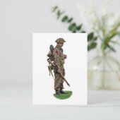 第二次世界大戦のイギリス人「トミー」 ポストカード (スタンド正面)