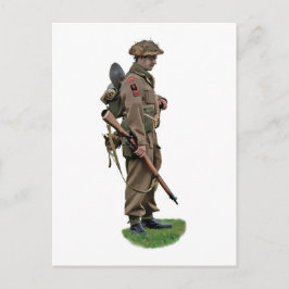 第二次世界大戦のイギリス人「トミー」 ポストカード