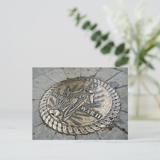 第二次世界大戦のエンブレム、ワシントンD.C. ポストカード (スタンド正面)