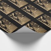 第二次世界大戦のダグラスSBDのDauntless爆撃機の飛行機 ラッピングペーパー (角)