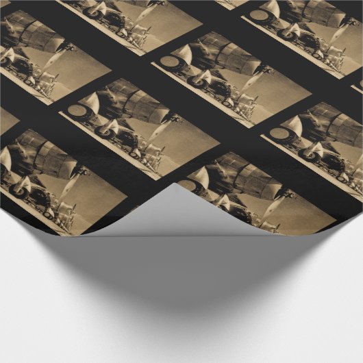 第二次世界大戦のダグラスSBDのDauntless爆撃機の飛行機 ラッピングペーパー (角)