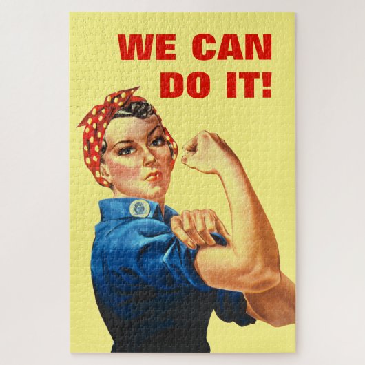 第二次世界大戦のプロパガンダRosie Riveter ジグソーパズル (縦)