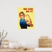 第二次世界大戦のプロパガンダRosie Riveter ポスター (キッチン)
