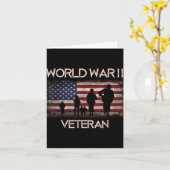 第二次世界大戦のベテラン カード (黄色い花)