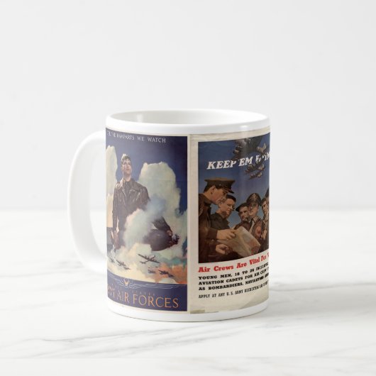 第二次世界大戦のマグ コーヒーマグカップ (正面左)