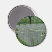 第二次世界大戦の墓地、メモリアルデー マグネット (正面/裏面)