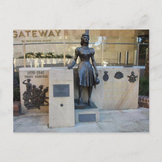 第二次世界大戦の女性従軍者記念ポストカード ポストカード (正面)