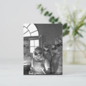 第二次世界大戦の女性溶接機, 1940年代 ポストカード (スタンド正面)