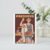 第二次世界大戦の愛国心のポスター – ガーデニングと農業 ポストカード (スタンド正面)