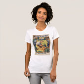 第二次世界大戦の愛国的なポスターシャツ Tシャツ (正面フル)