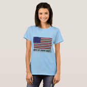 第二次世界大戦の愛国的なポスターシャツ Tシャツ (正面フル)