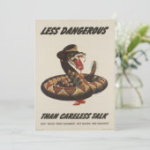 第二次世界大戦の愛国的なポスター招待状 招待状 (スタンド正面)