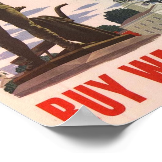 第二次世界大戦の愛国的なポスター ポスター (角)