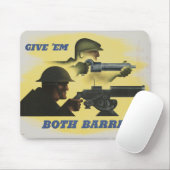第二次世界大戦の愛国的なポスター マウスパッド (マウス)
