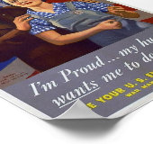 第二次世界大戦の愛国的なポスター/民間雇用 ポスター (角)