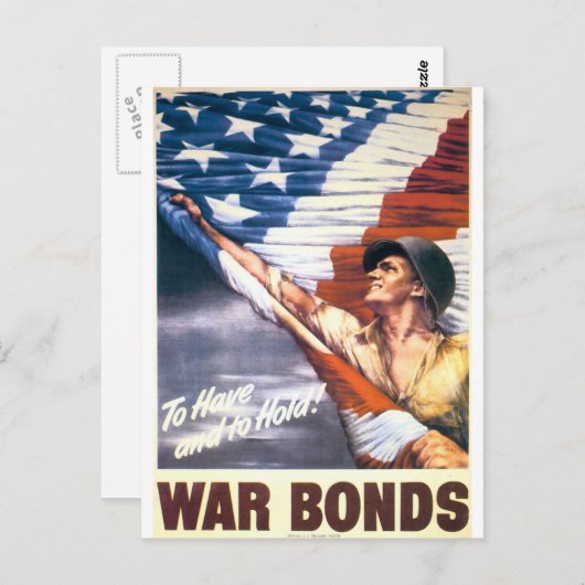 第二次世界大戦の戦争の絆を取り戻す ポストカード (正面/裏面)