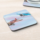 第二次世界大戦の戦闘機 コースター (左側)