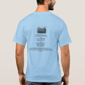 第二次世界大戦の捕虜アメリカ人 Tシャツ (裏面)