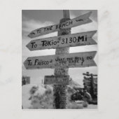 第二次世界大戦の海上に向けたユーモアのサイン ポストカード (正面)