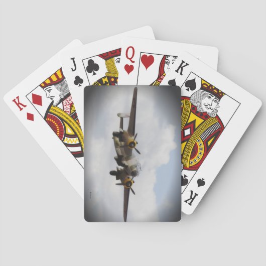 第二次世界大戦の爆撃機のトランプ トランプ (裏面)