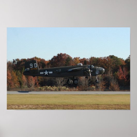 第二次世界大戦の爆撃機 ポスター (正面)