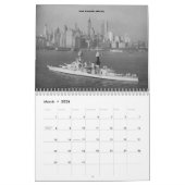 第二次世界大戦の米国戦艦 カレンダー (3月 2026)