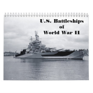 第二次世界大戦の米国戦艦 カレンダー