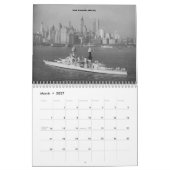 第二次世界大戦の米国戦艦 カレンダー (3月 2027)