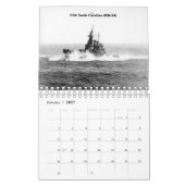 第二次世界大戦の米国戦艦 カレンダー (1月 2027)