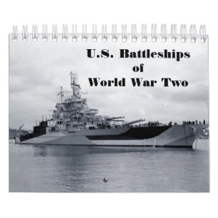 第二次世界大戦の米国戦艦 カレンダー