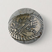 第二次世界大戦の紋章、Washington D.C. 缶バッジ (正面)