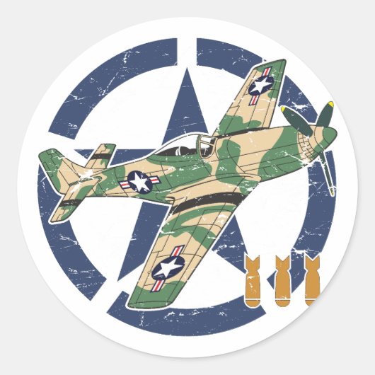第二次世界大戦の航空機 ラウンドシール (正面)