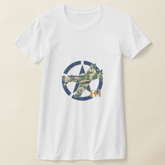 第二次世界大戦の航空機 Tシャツ