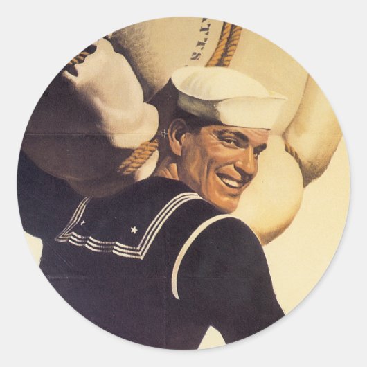 第二次世界大戦の船乗り ラウンドシール (正面)