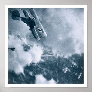 第二次世界大戦の西部戦線での空中戦 ポスター