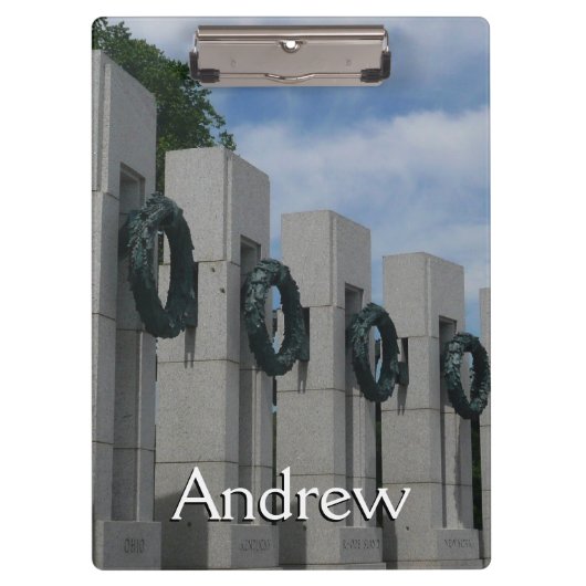 第二次世界大戦の記念リースI クリップボード (正面)