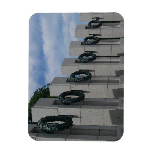 第二次世界大戦の記念リースI マグネット (縦)